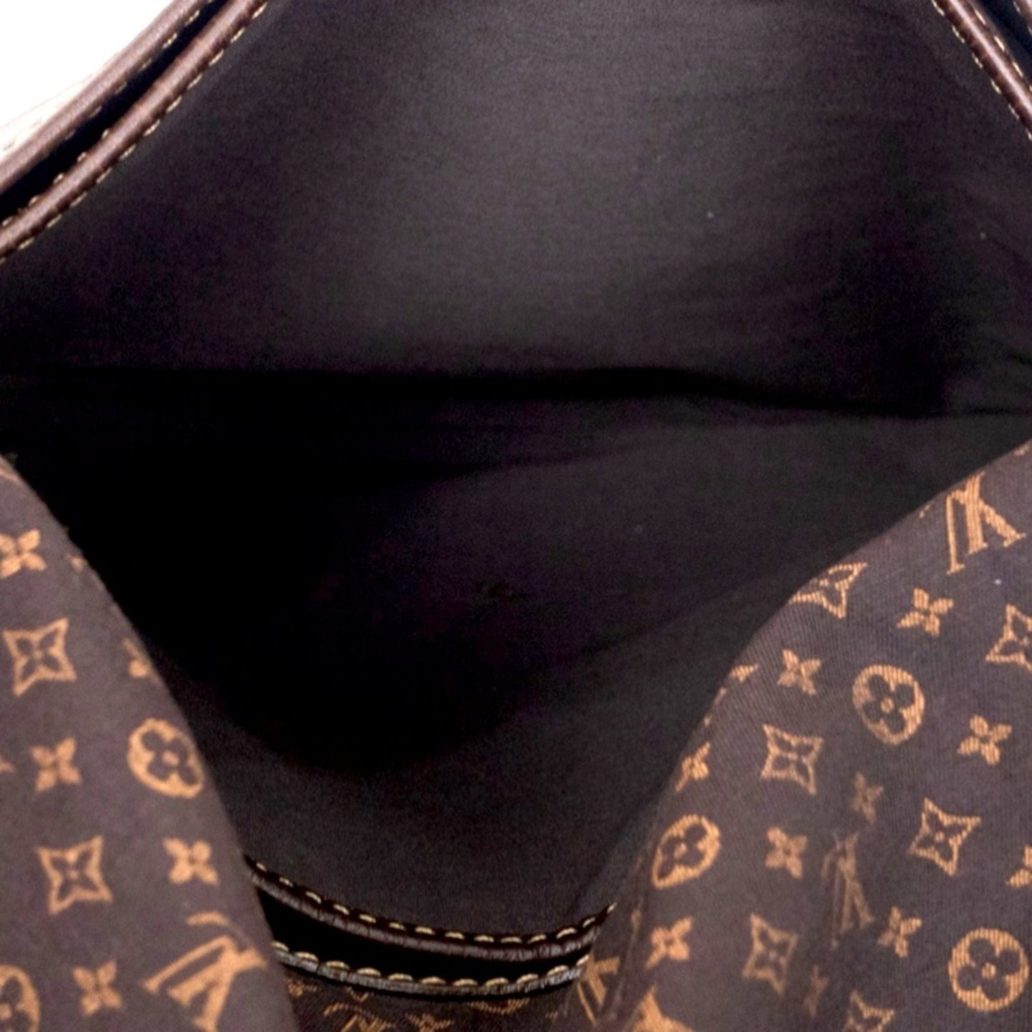 LOUIS VUITTON Mini Lin Initiales Amman in Ebene RARE