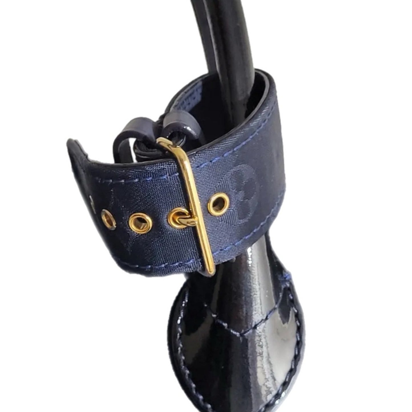Louis Vuitton Blue Monogram Desire Vertical Lock It MM Bag