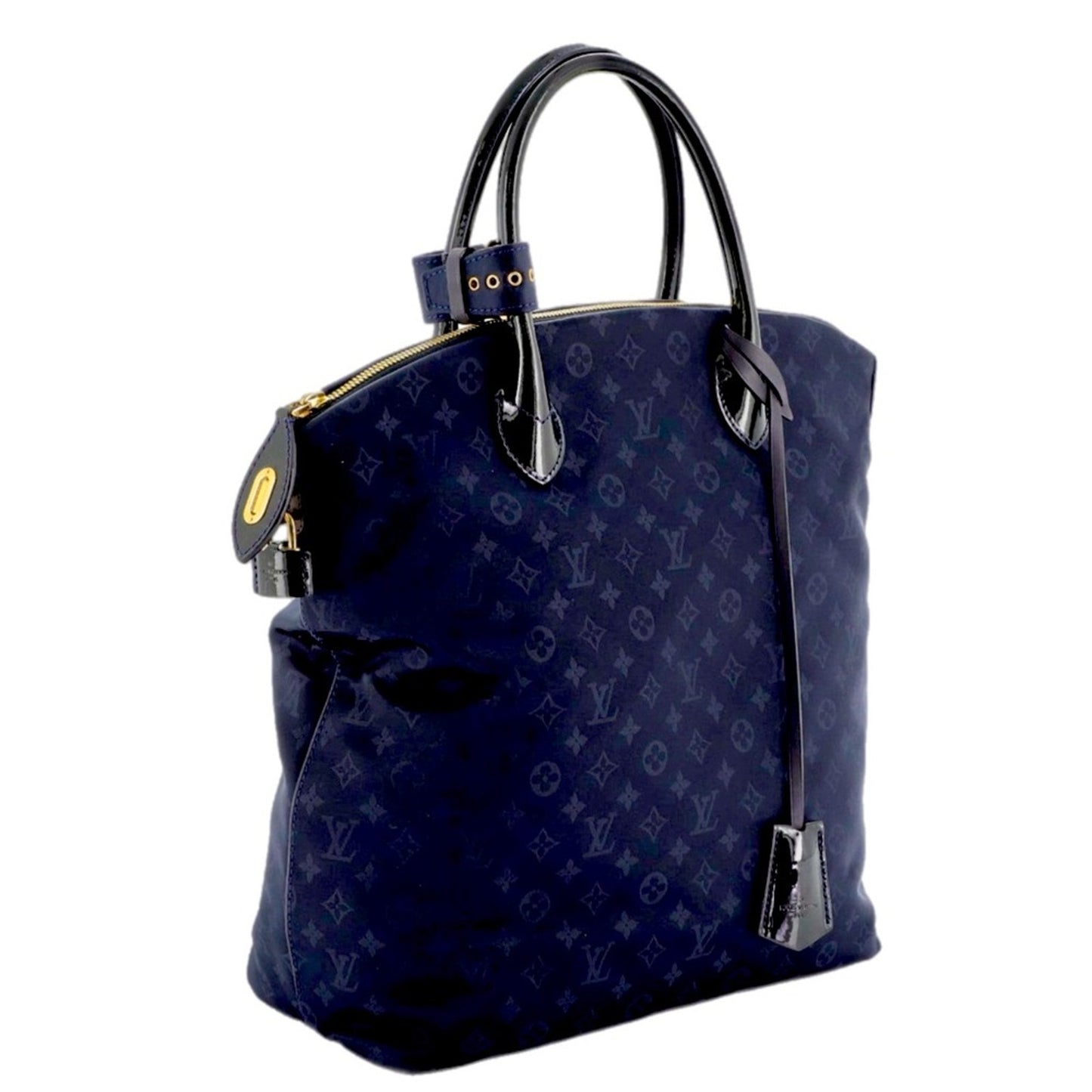 Louis Vuitton Blue Monogram Desire Vertical Lock It MM Bag