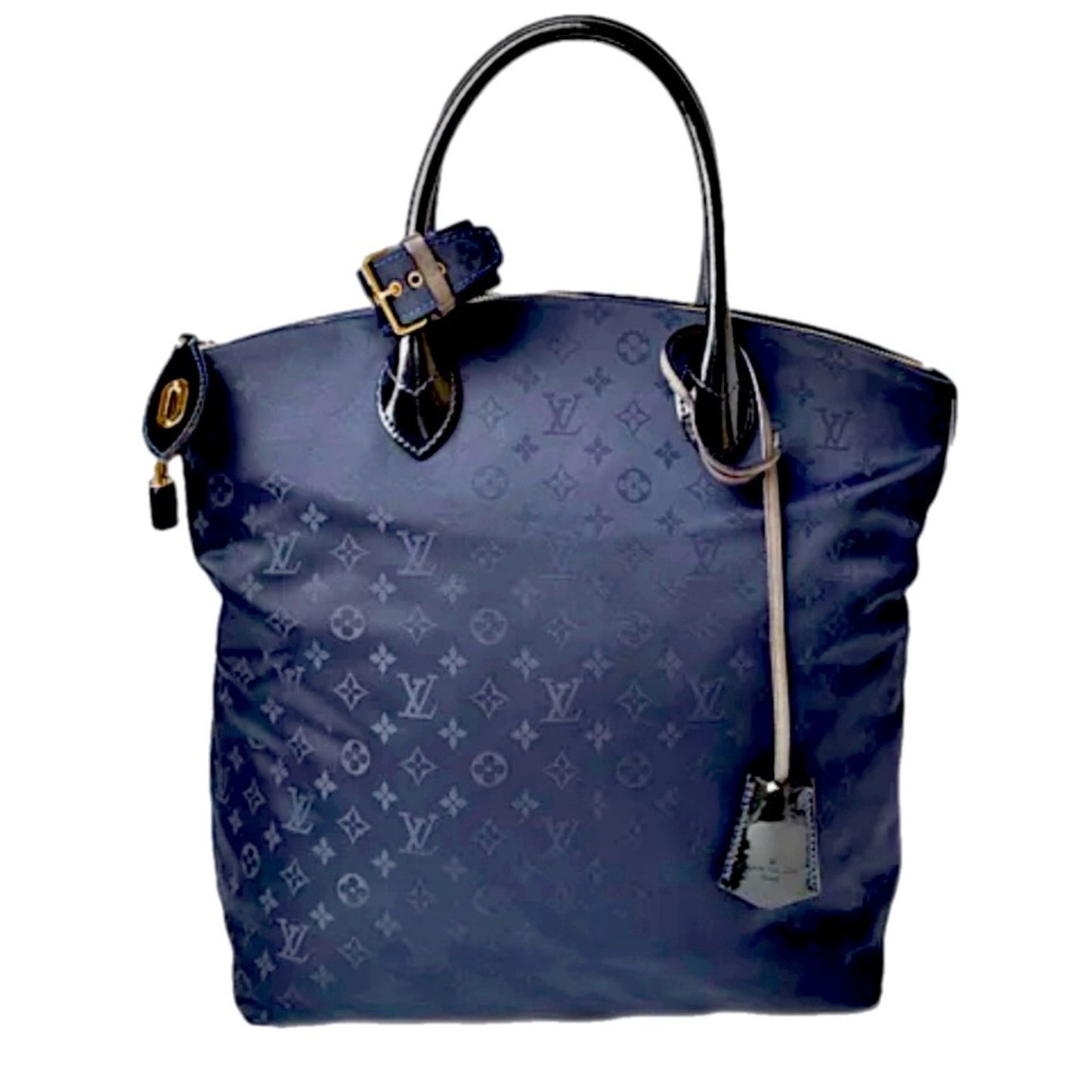 Louis Vuitton Blue Monogram Desire Vertical Lock It MM Bag