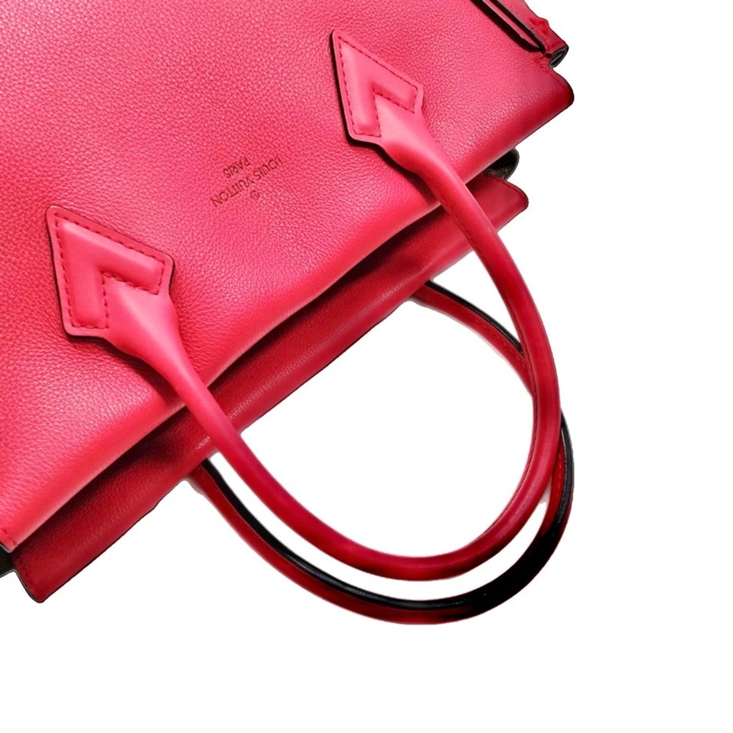 Louis Vuitton “W” veau cachemire tuffetage PM red