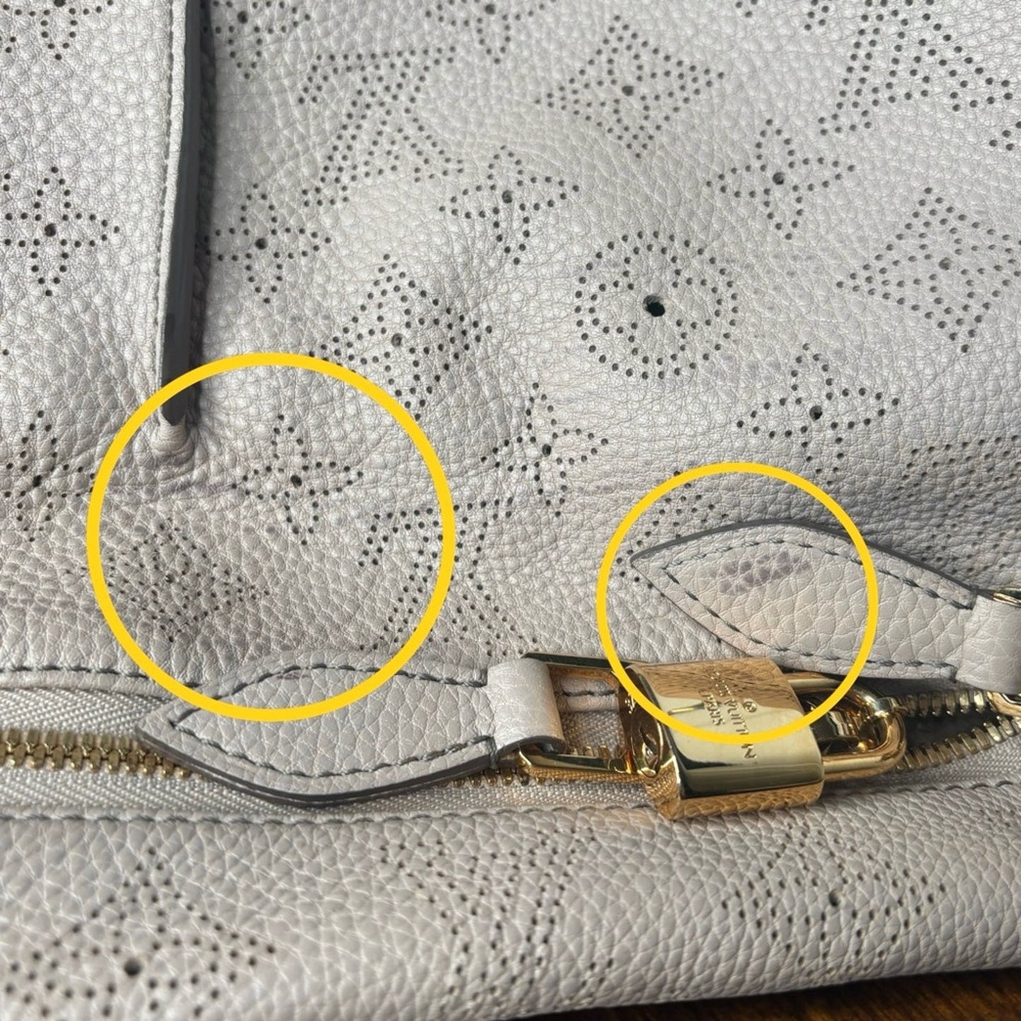 Louis Vuitton Mahina Selene MM Sandy