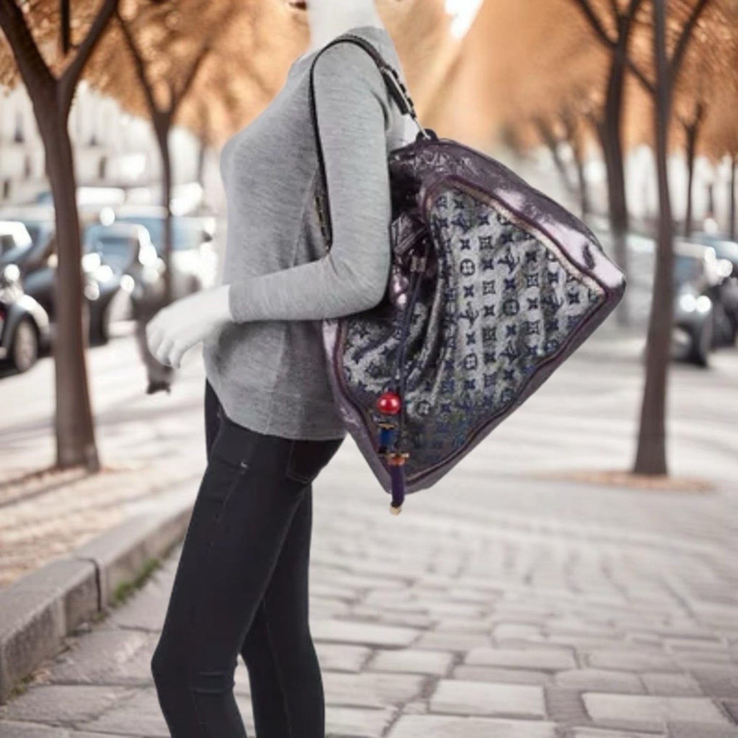 RARE - Louis Vuitton Limited Edition Lurex Bluebird Bag