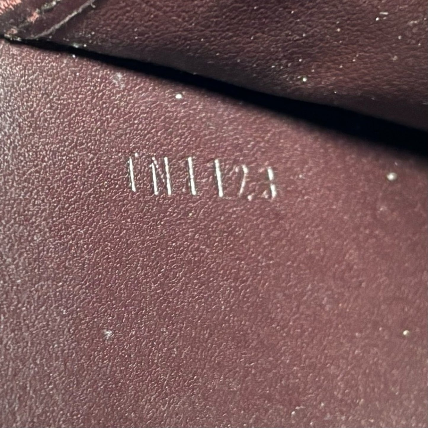 Louis Vuitton Amarante Vernis Sarah wallet