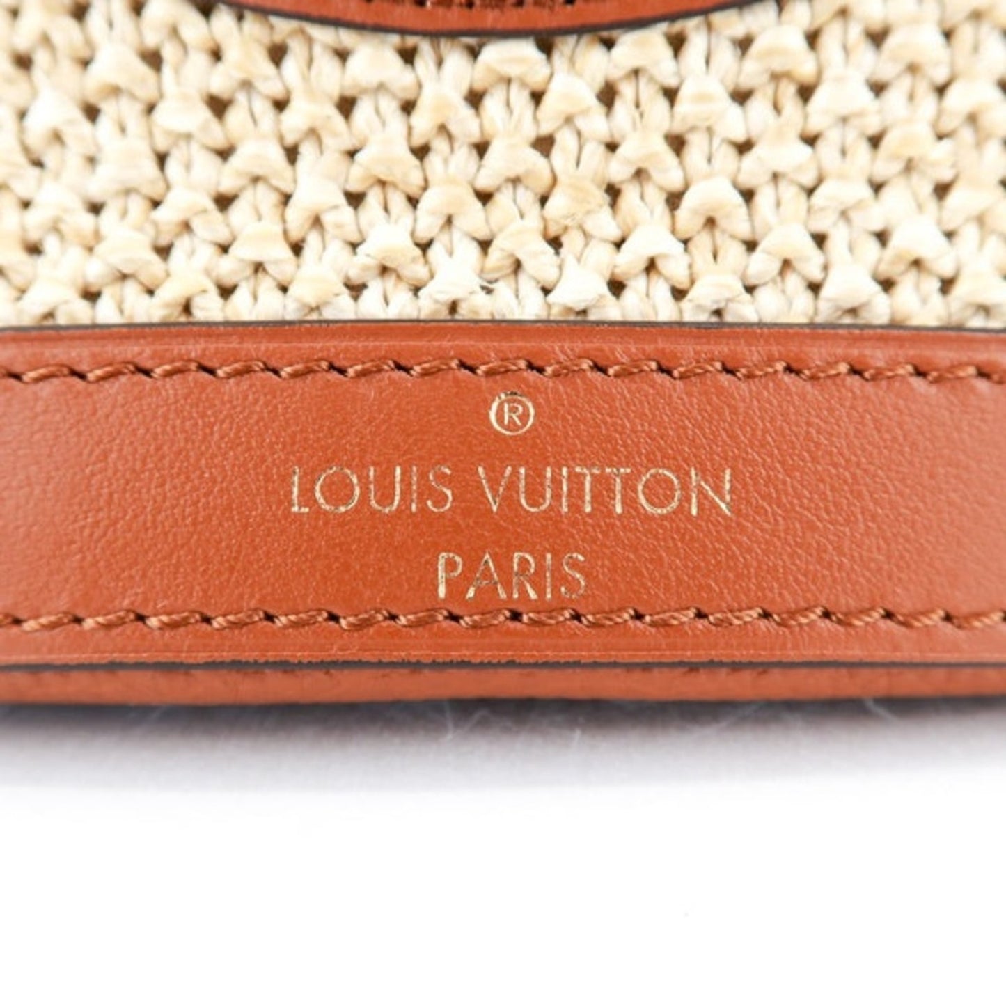 Louis Vuitton Petit Raffia bucket in Brown