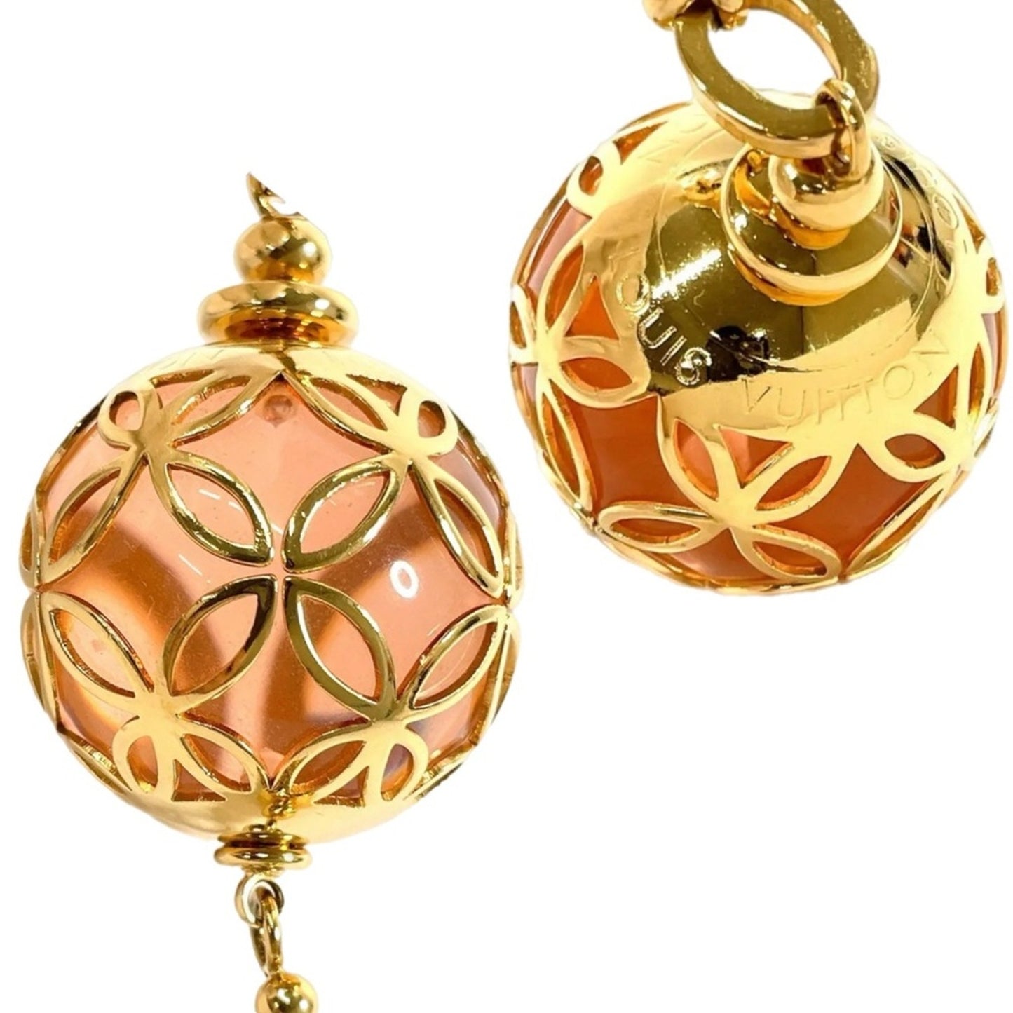 LOUIS VUITTON Ice Ball Key Holder Charm Authentic