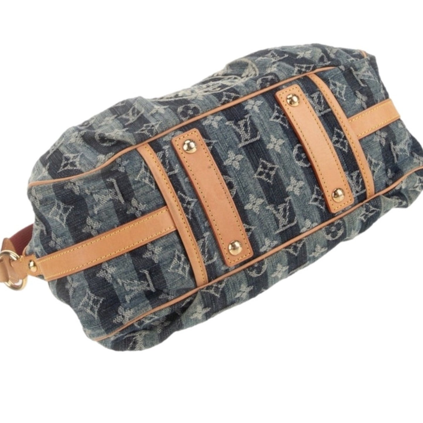 Louis Vuitton Denim Porte Epaule Raye MM  Limited Edition