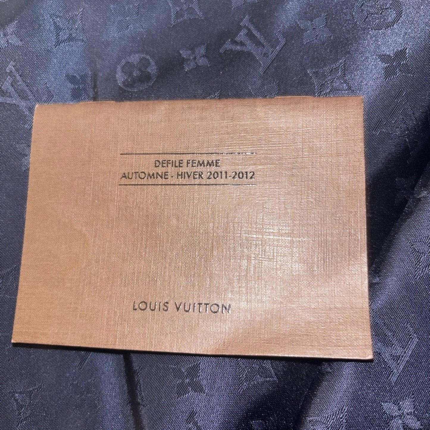 Louis Vuitton Blue Monogram Desire Vertical Lock It MM Bag