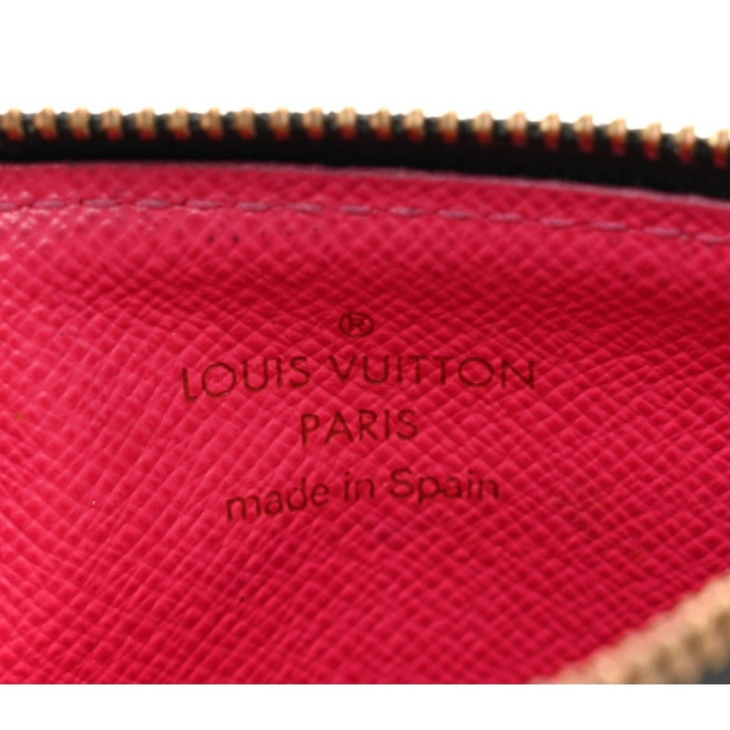 Louis Vuitton Cherry Blossom Pochette Cle Women's Key Case