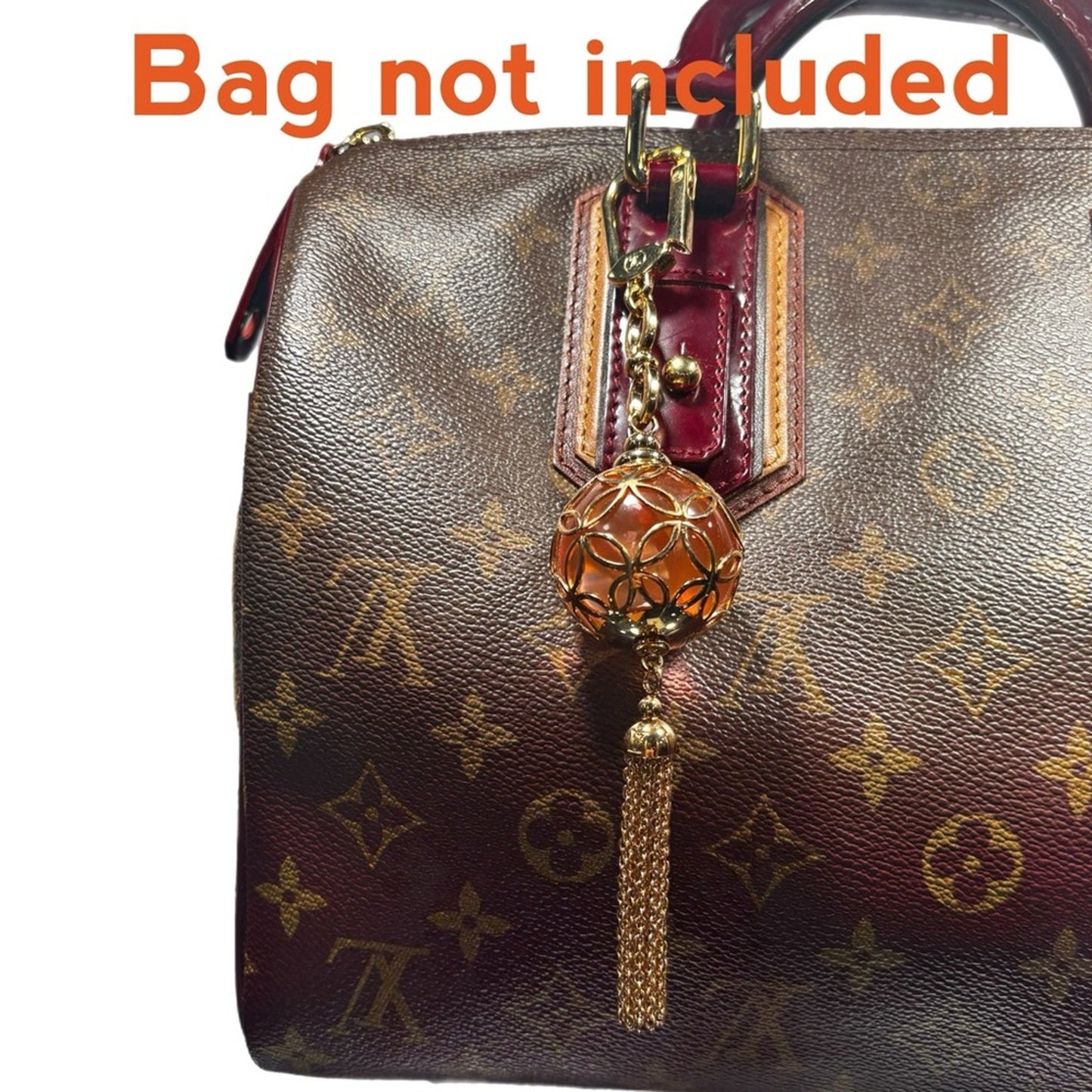 LOUIS VUITTON Ice Ball Key Holder Charm Authentic
