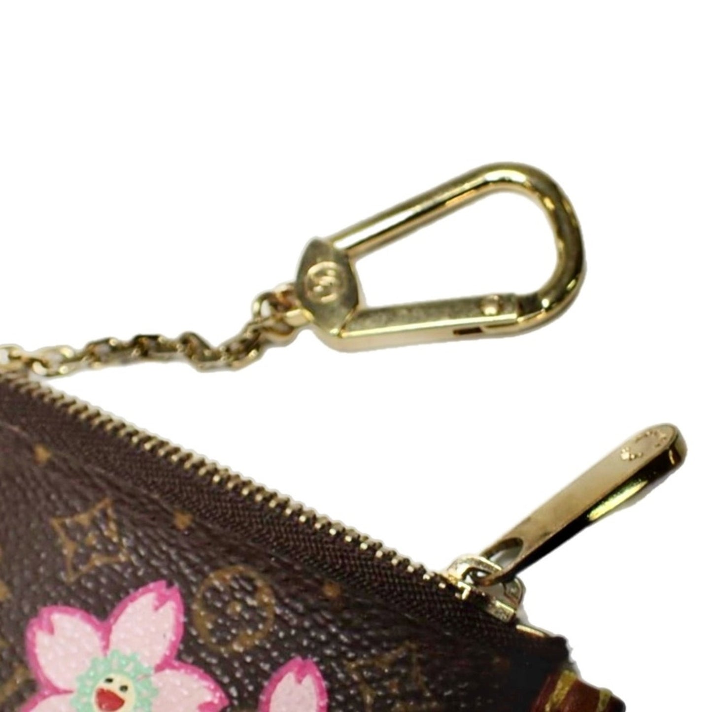Louis Vuitton Cherry Blossom Pochette Cle Women's Key Case