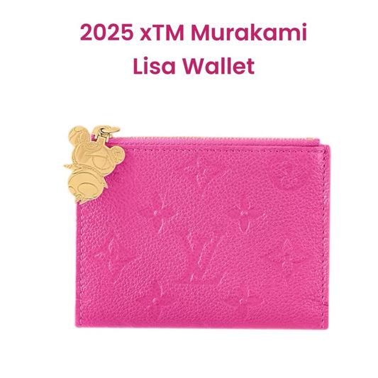 2025 xTM Murakami Lisa Wallet Louis Vuitton