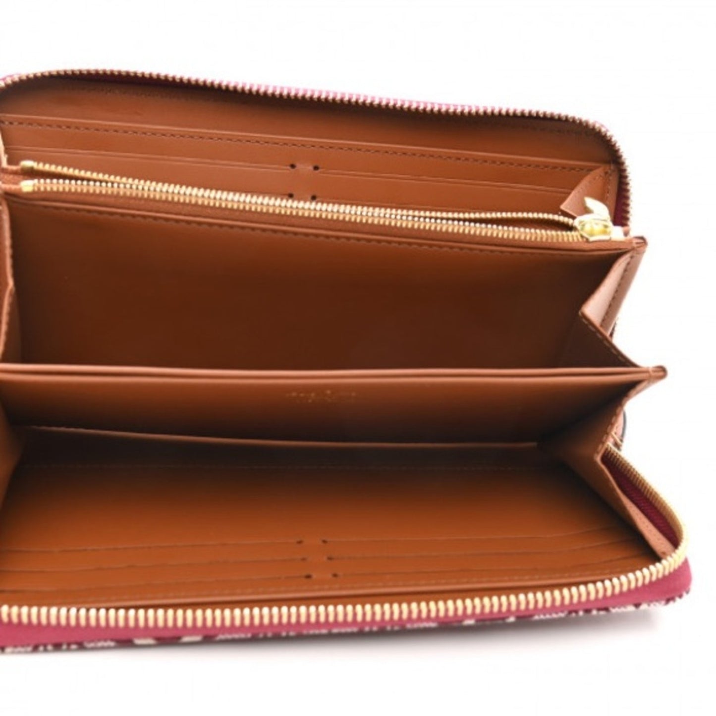 LOUIS VUITTON Jacquard Since 1854 Zippy Wallet Bordeaux