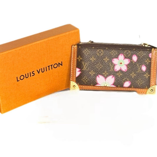 Louis Vuitton Cherry Blossom Pochette Cle Women's Key Case